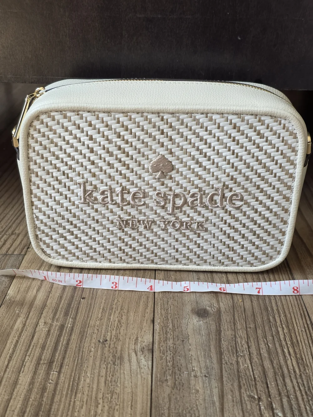Kate Spade Oh Snap Straw Camera Bag